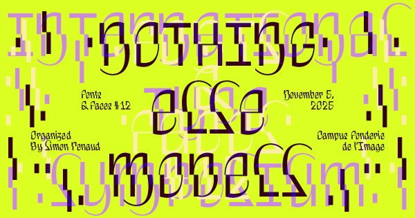 Colloque International de Typographie #12 - Visuel